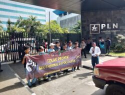 Serikat Pemuda NTT Demo Kantor PLN Pusat, Tolak Geothermal Poco Leok