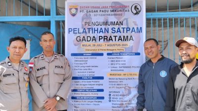 PT GPS dan Polres Manggarai Buka Pelatihan Satpam Gada Pratama