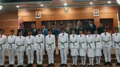 15 Pelajar Manggarai Dikukuhkan Jadi Paskibraka 2025