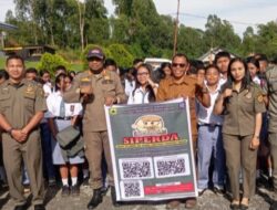 Satpol PP Manggarai Sosialisasikan Perda Ketertiban Umum di SMPN 2 Langke Rembong